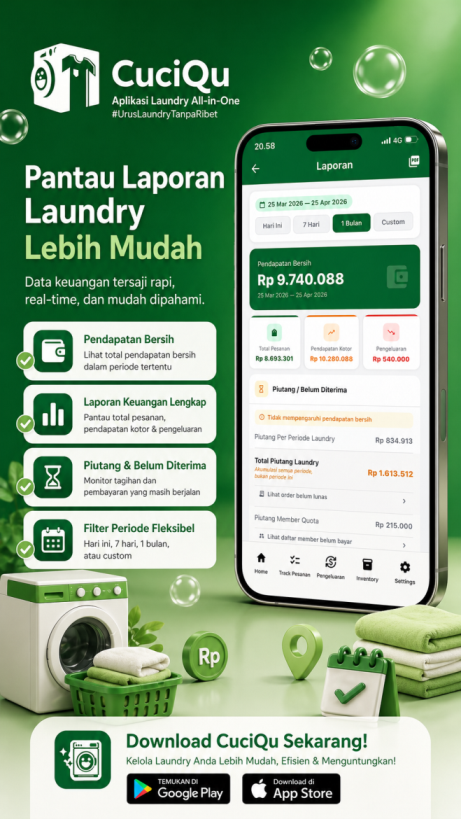Keuntungan Menggunakan Aplikasi Kasir Laundry