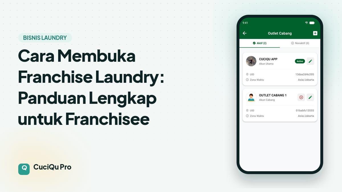 Thumbnail artikel: Cara Membuka Franchise Laundry: Panduan Lengkap untuk Franchisee