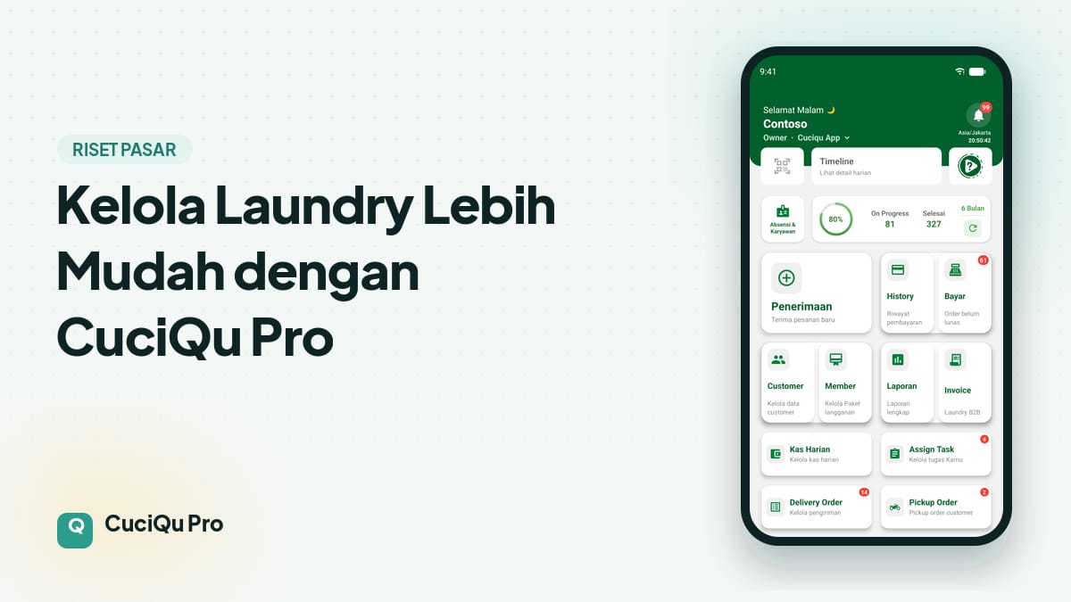 Thumbnail artikel: Kelola Laundry Lebih Mudah dengan CuciQu Pro