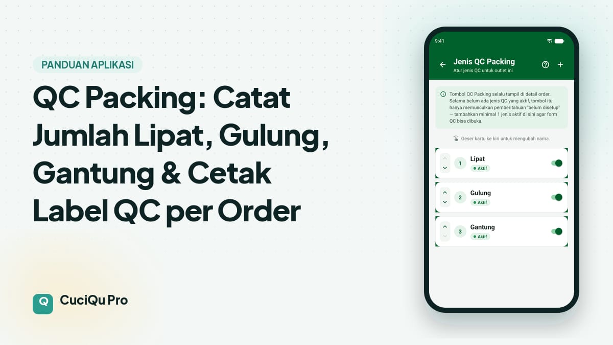 Thumbnail artikel: QC Packing: Catat Jumlah Lipat, Gulung, Gantung & Cetak Label QC per Order