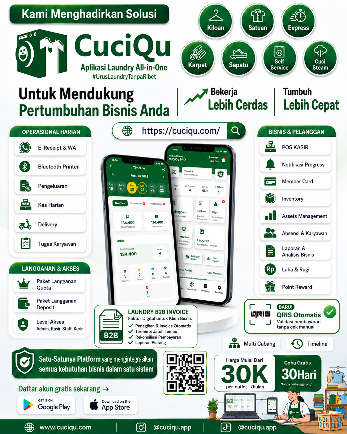 Tips Memilih Aplikasi Kasir Laundry Terbaik — CuciQu Pro